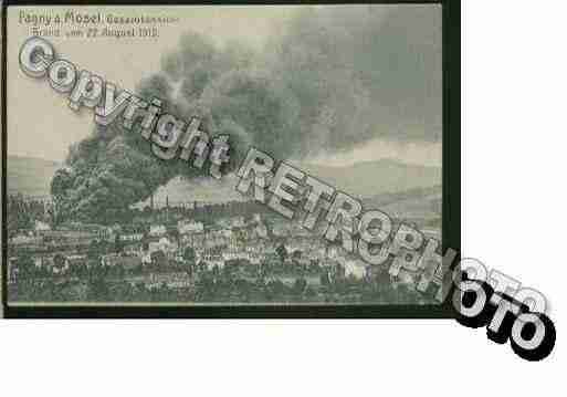 Ville de PAGNYSURMOSELLE Carte postale ancienne