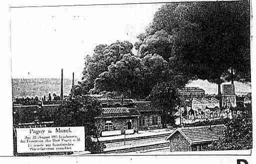 Ville de PAGNYSURMOSELLE Carte postale ancienne