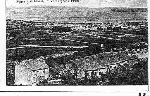 Ville de PAGNYSURMOSELLE Carte postale ancienne