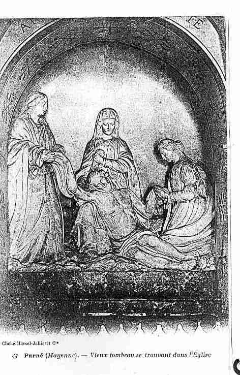 Ville de PARNE Carte postale ancienne