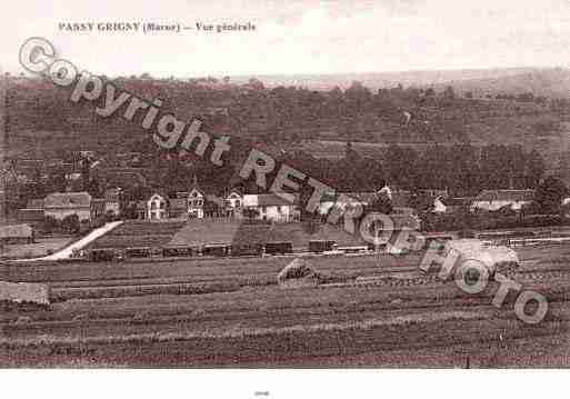 Ville de PASSYGRIGNY Carte postale ancienne