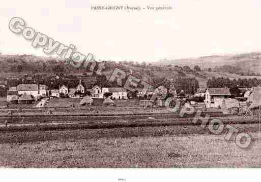 Ville de PASSYGRIGNY Carte postale ancienne