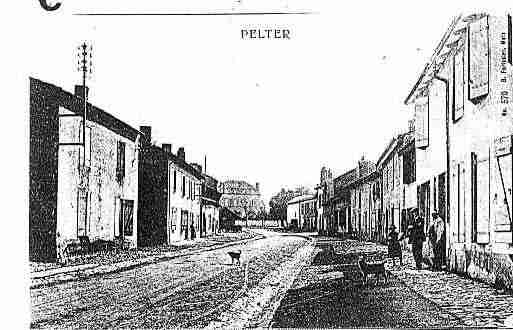 Ville de PELTRE Carte postale ancienne