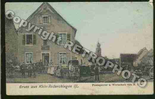 Ville de PETITREDERCHING Carte postale ancienne