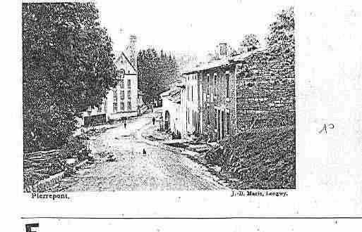 Ville de PIERREPONT Carte postale ancienne