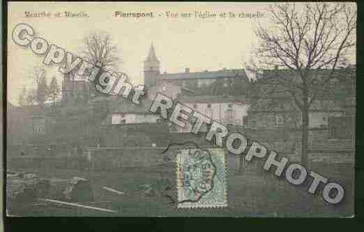 Ville de PIERREPONT Carte postale ancienne