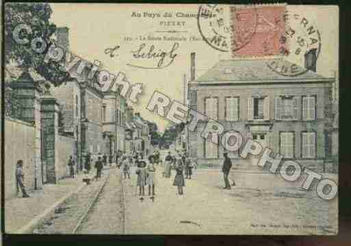 Ville de PIERRY Carte postale ancienne