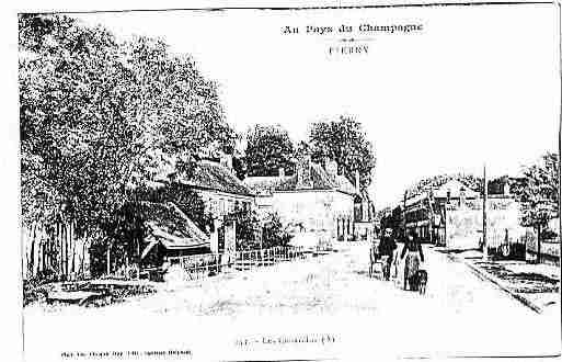 Ville de PIERRY Carte postale ancienne