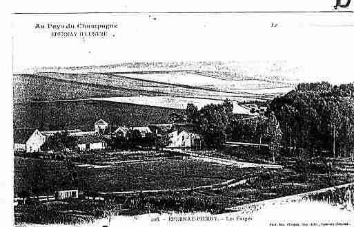 Ville de PIERRY Carte postale ancienne