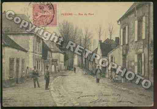 Ville de PLEURS Carte postale ancienne