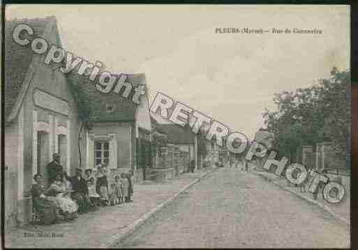 Ville de PLEURS Carte postale ancienne