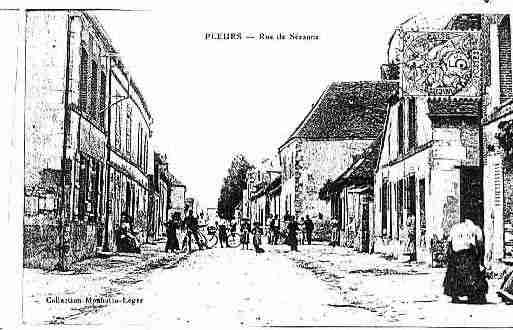 Ville de PLEURS Carte postale ancienne