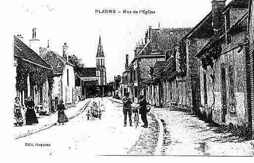 Ville de PLEURS Carte postale ancienne