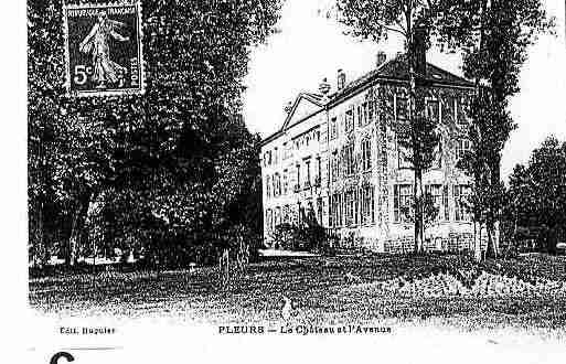 Ville de PLEURS Carte postale ancienne