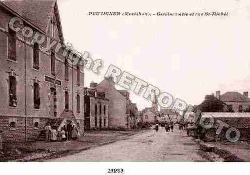 Ville de PLUVIGNER Carte postale ancienne