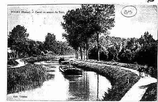 Ville de POGNY Carte postale ancienne