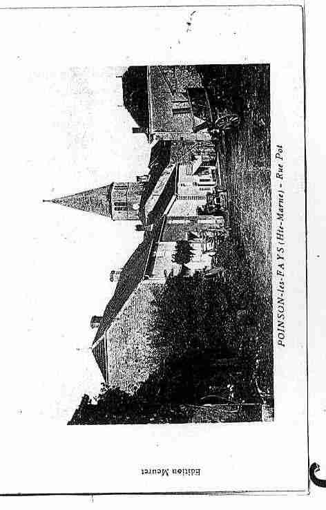 Ville de POINSONLESFAYL Carte postale ancienne