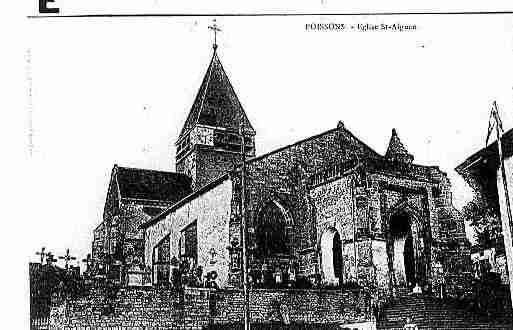 Ville de POISSONS Carte postale ancienne