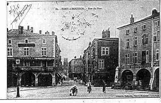 Ville de PONTAMOUSSON Carte postale ancienne