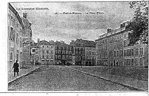 Ville de PONTAMOUSSON Carte postale ancienne