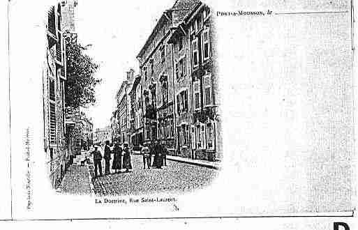 Ville de PONTAMOUSSON Carte postale ancienne
