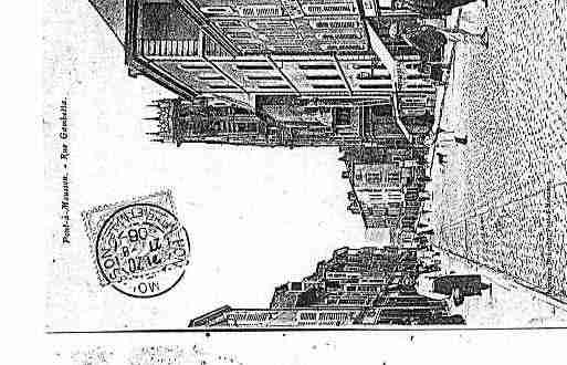 Ville de PONTAMOUSSON Carte postale ancienne