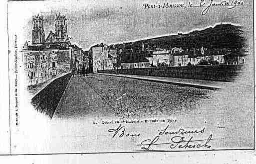 Ville de PONTAMOUSSON Carte postale ancienne