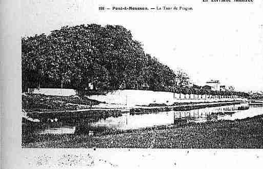Ville de PONTAMOUSSON Carte postale ancienne