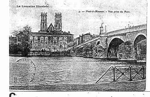 Ville de PONTAMOUSSON Carte postale ancienne