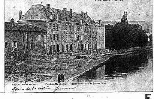 Ville de PONTAMOUSSON Carte postale ancienne
