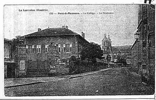 Ville de PONTAMOUSSON Carte postale ancienne