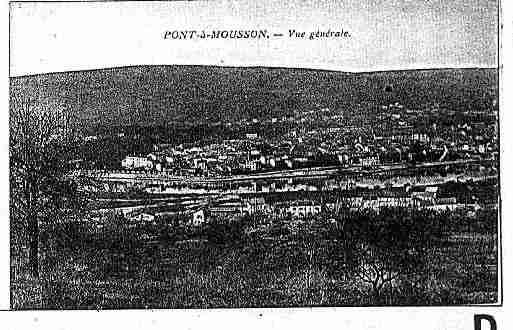 Ville de PONTAMOUSSON Carte postale ancienne