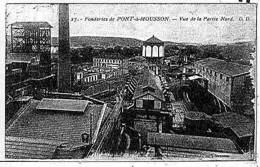 Ville de PONTAMOUSSON Carte postale ancienne