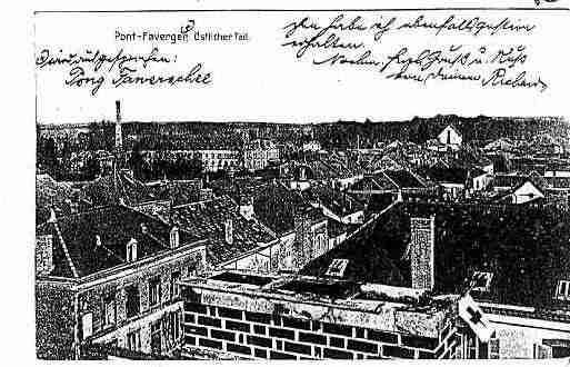 Ville de PONTFAVERGERMORONVILLIERS Carte postale ancienne