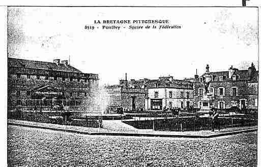 Ville de PONTIVY Carte postale ancienne