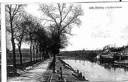 Ville de PONTIVY Carte postale ancienne