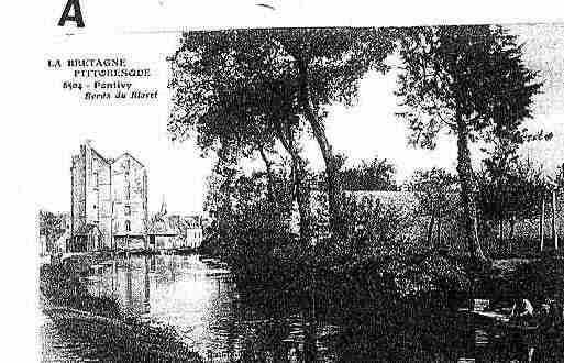 Ville de PONTIVY Carte postale ancienne