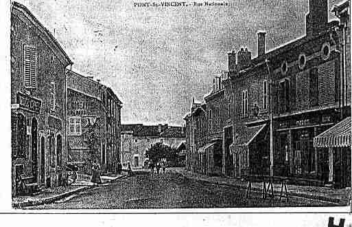 Ville de PONTSAINTVINCENT Carte postale ancienne