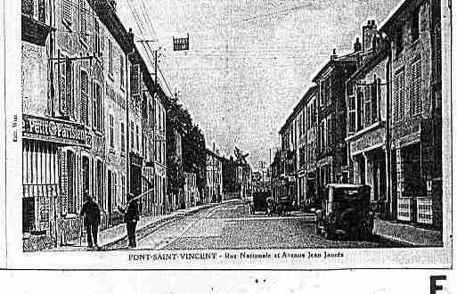 Ville de PONTSAINTVINCENT Carte postale ancienne