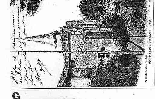 Ville de PONTSAINTVINCENT Carte postale ancienne