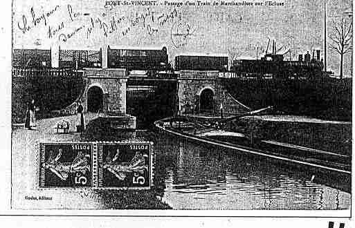 Ville de PONTSAINTVINCENT Carte postale ancienne