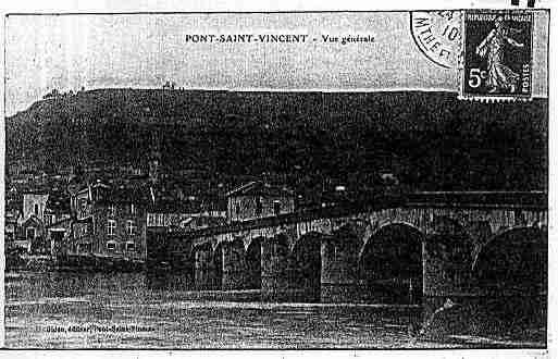 Ville de PONTSAINTVINCENT Carte postale ancienne