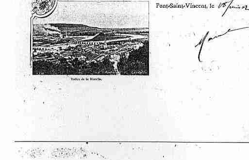 Ville de PONTSAINTVINCENT Carte postale ancienne