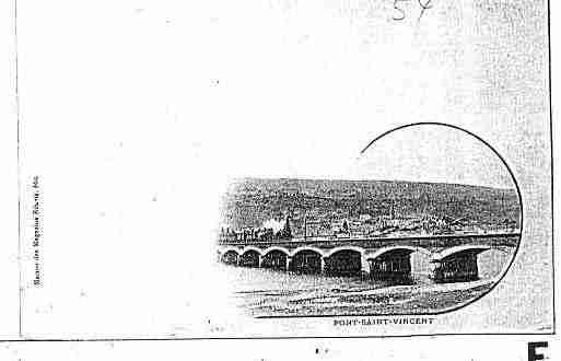Ville de PONTSAINTVINCENT Carte postale ancienne