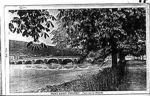 Ville de PONTSAINTVINCENT Carte postale ancienne