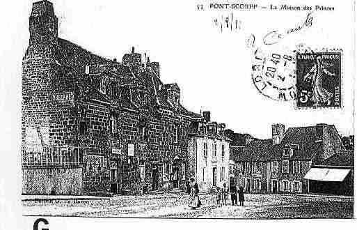 Ville de PONTSCORFF Carte postale ancienne