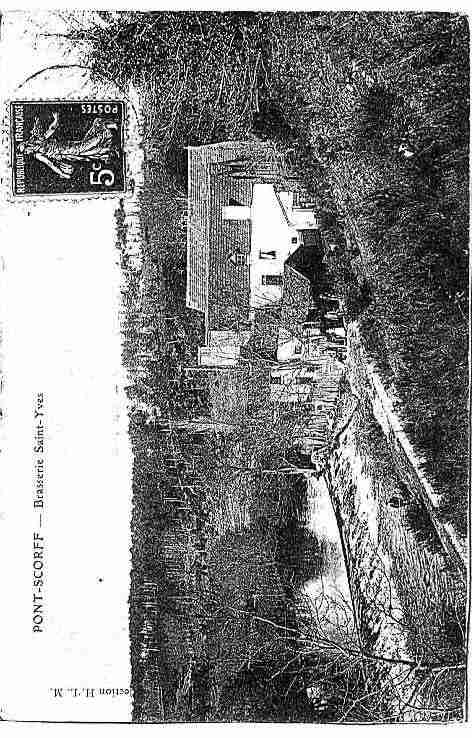 Ville de PONTSCORFF Carte postale ancienne Ville de PONTSCORFF Carte postale ancienne