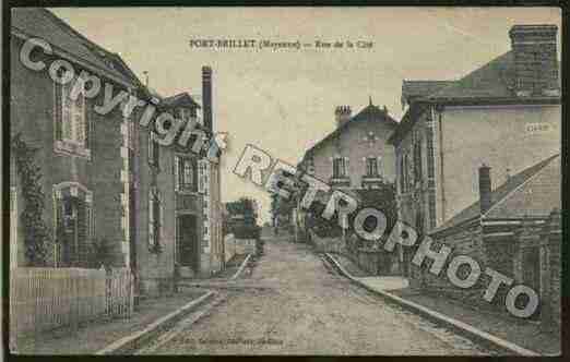 Ville de PORTBRILLET Carte postale ancienne