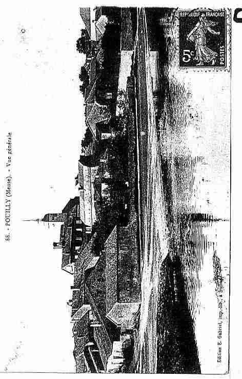 Ville de POUILLY Carte postale ancienne Ville de POUILLY Carte postale ancienne