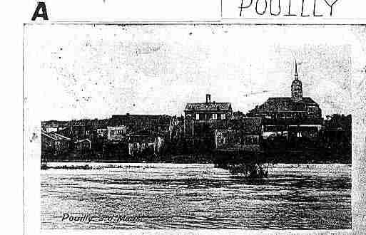 Ville de POUILLY Carte postale ancienne